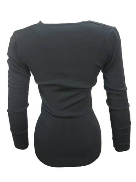 Seyhan 333 Kadın Merserize Önden Düğmeli Triko Hırka - Resim 8