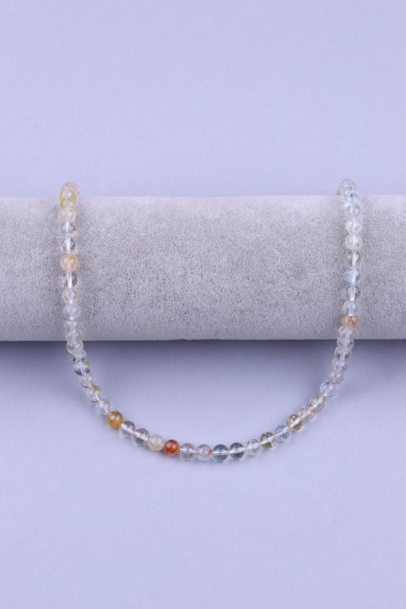 Topaz (AB Kalite ) Doğal Taş Dizi 6 mm Küre Kesim - Resim 2