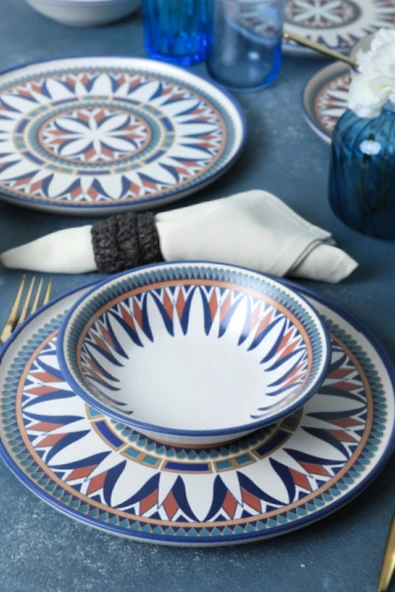 Keramika Keraart Ruby Yemek Takımı 24 Parça 6 Kişilik 20793-94-95 - 6