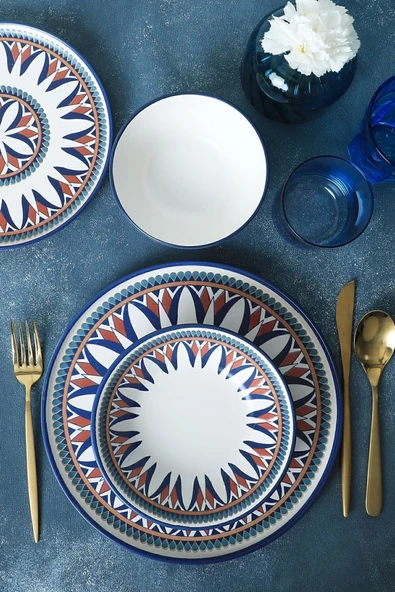 Keramika Keraart Ruby Yemek Takımı 24 Parça 6 Kişilik 20793-94-95 - 7