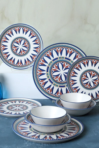 Keramika Keraart Ruby Yemek Takımı 24 Parça 6 Kişilik 20793-94-95 - 3