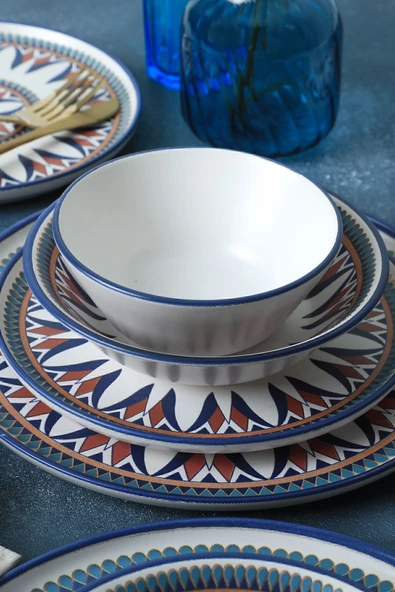 Keramika Keraart Ruby Yemek Takımı 24 Parça 6 Kişilik 20793-94-95 - 5