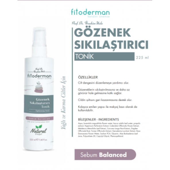 Fitoderman Besleyici & Gözenek Sıkılaştırıcı Ve Arındırıcı Tonik 225 mL ürün görseli