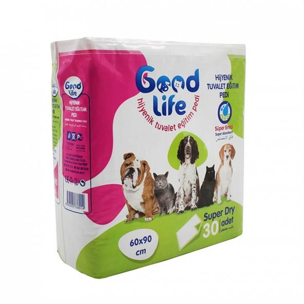Good Life Hijyenik Tuvalet Eğitim Pedi 60x90cm 30 Lu