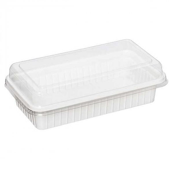 Plastik Dondurma Kabı Beyaz 1000 Gr ( 50 Adet )