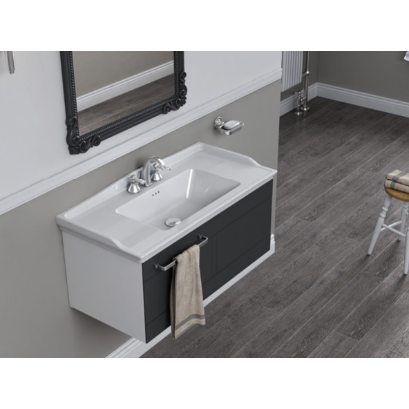 Cerastyle Turkuaz Kapadokya Etajerli Lavabo 80x48 Cm - 4
