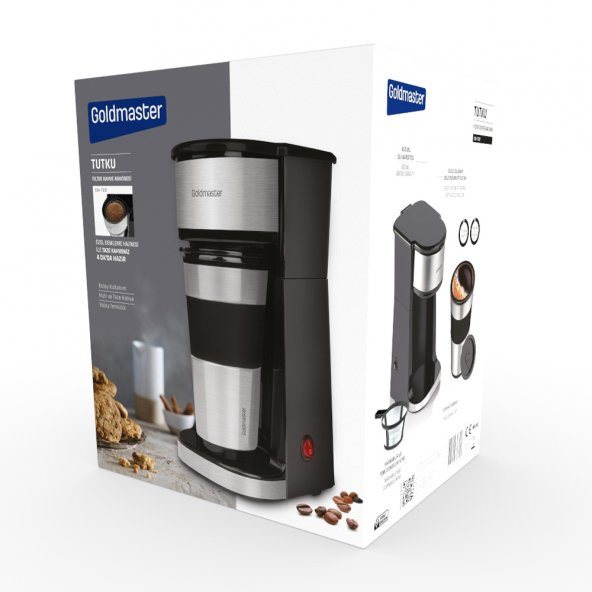 Goldmaster Tutku Seyahat Termos Bardaklı  BPA İçermeyen  Kişisel Filtre Kahve Makinesi GM7351 - 5