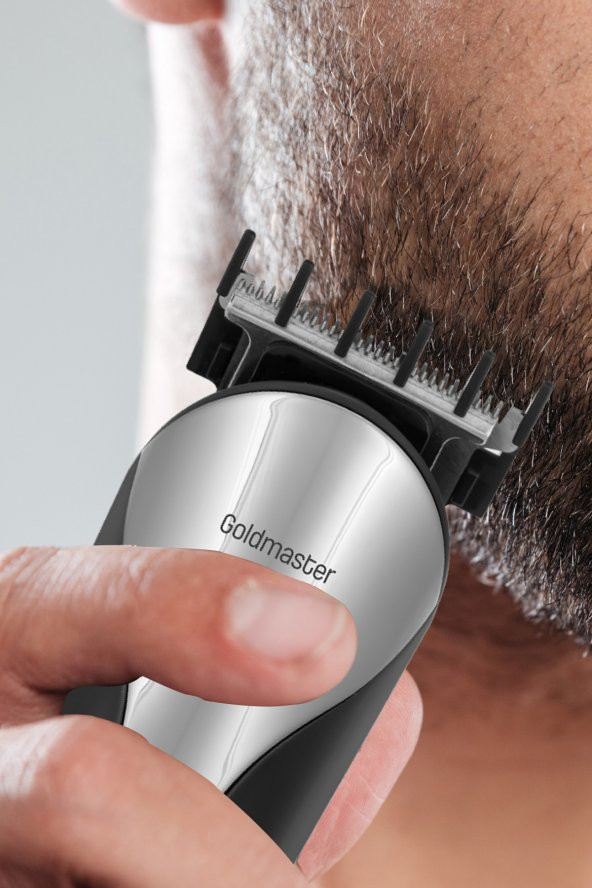 Goldmaster Janti Paslanmaz Çelik 9in1 Standlı Erkek Bakım Seti GM7141 - 5