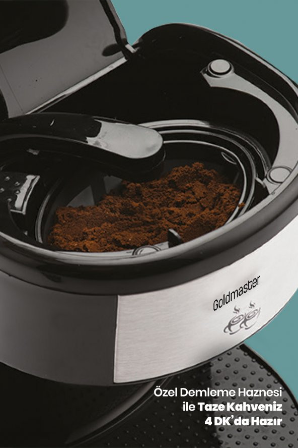 Goldmaster Procoffee Damalı Özel Seri Çift Kupalı Filtre Kahve Makinesi - 2