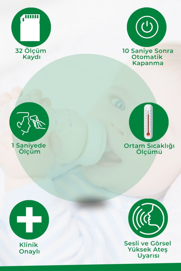 medisana 10 Yıl Garantili Alından Temassız Kızılötesi Uzaktan Ateş Ölçer - 2