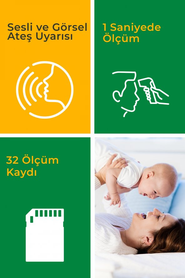 medisana 10 Yıl Garantili Alından Temassız Kızılötesi Uzaktan Ateş Ölçer - 7