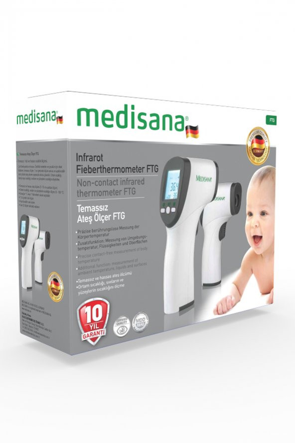medisana 10 Yıl Garantili Alından Temassız Kızılötesi Uzaktan Ateş Ölçer - 8