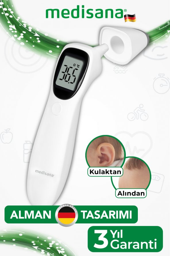 Medisana Alman Tasarım Alından ve Kulaktan Temassız Ateş Ölçer 48613