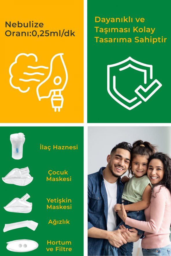 Medisana Kompresörlü Nebulizatör Kapaklı Buhar Makinesi 54521 - 3