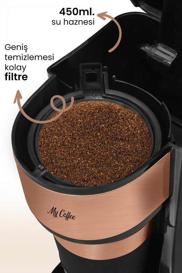 My Coffee Relax Gold Seyahat Termos Bardaklı Bpa Içermeyen Kişisel Filtre Kahve Makinesi - 2