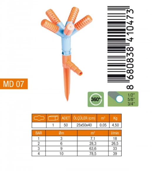 NORMAL 5Lİ SPRINK MD07