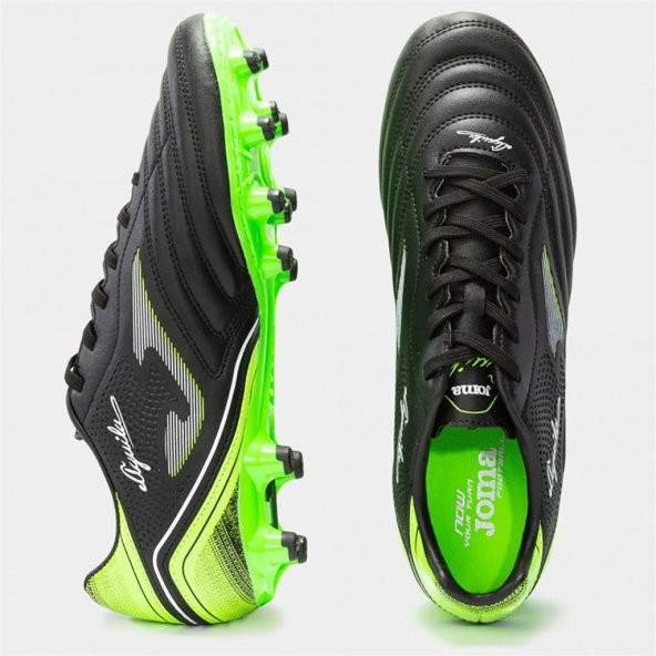 JOMA AGUILA 2231 BLACK GREEN FLUOR FIRM GROUND KRAMPON - 3