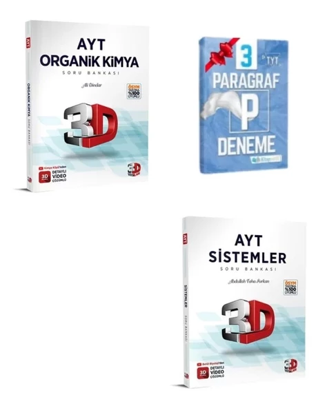 AYT Organik kimya ve Sistemler Soru Bankası