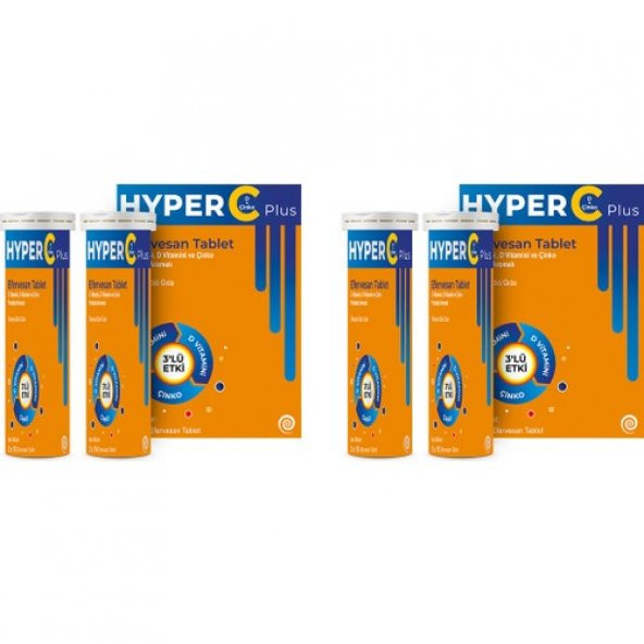 Hyper C Plus Efervesan 20 Tablet-2 Adet