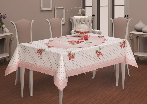 3D Dijital baskılı masa örtüsü Garden - 6