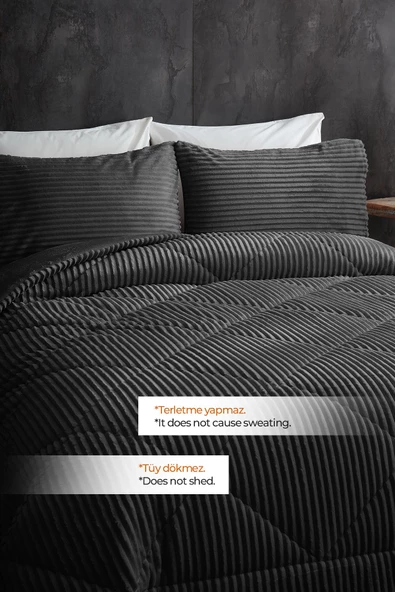 Sherpa Çift Taraflı Yorgan Seti ( Uyku Seti ) Çift kişilik 3 Parça - 11