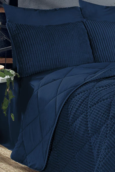 Sherpa Çift Taraflı Yorgan Seti ( Uyku Seti ) Çift kişilik 3 Parça - 7