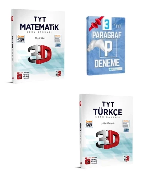 TYT Matematik ve Türkçe Soru Bankası Seti