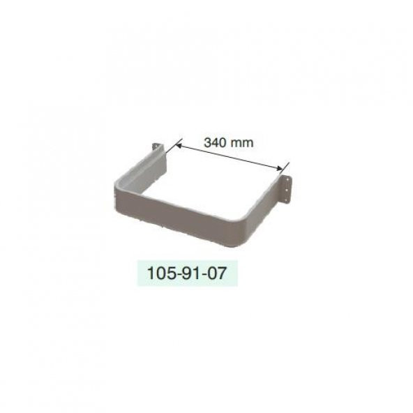 Mesan Yeni Nesil Gider Kapama Plastik  Gri 34cm - 1