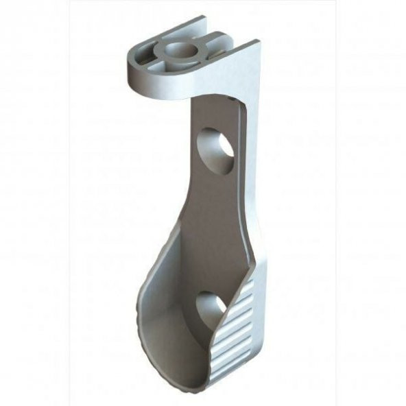 Mesan Oval Boru Askı Flanşı Üstten Çizgili - 3