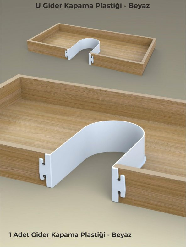 Mesan Gider Kapama Plastik Beyaz (0098) - 3