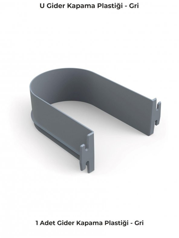 Mesan Gider Kapama Plastik Gri (0098)