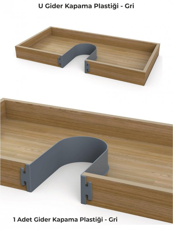 Mesan Gider Kapama Plastik Gri (0098) - 3