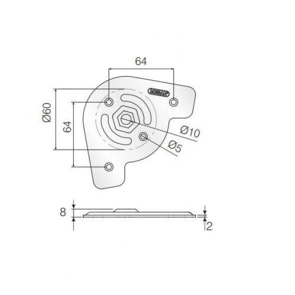 Mesan Kelebek Ahşap Bağlantı Sacı (6020Cb) - Resim 2
