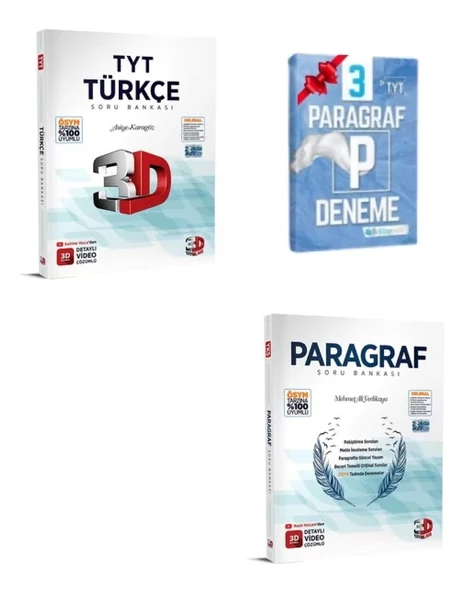TYT Türkçe ve Paragraf Soru Bankası Set