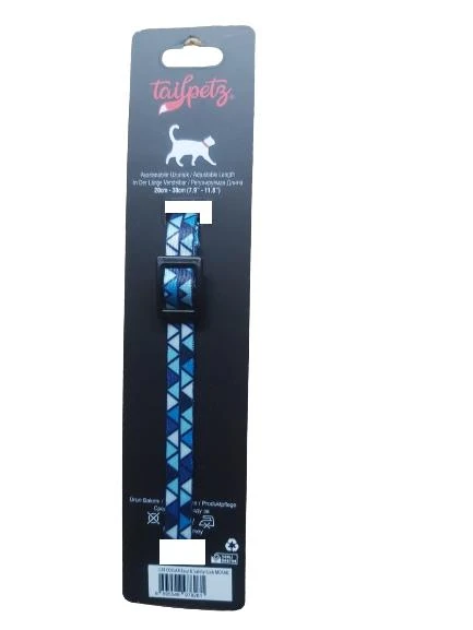 Tailpetz Cat Color Easy & Safety Lock Mosaic Ayarlanır Kedi Boyun Tasması - Resim 2