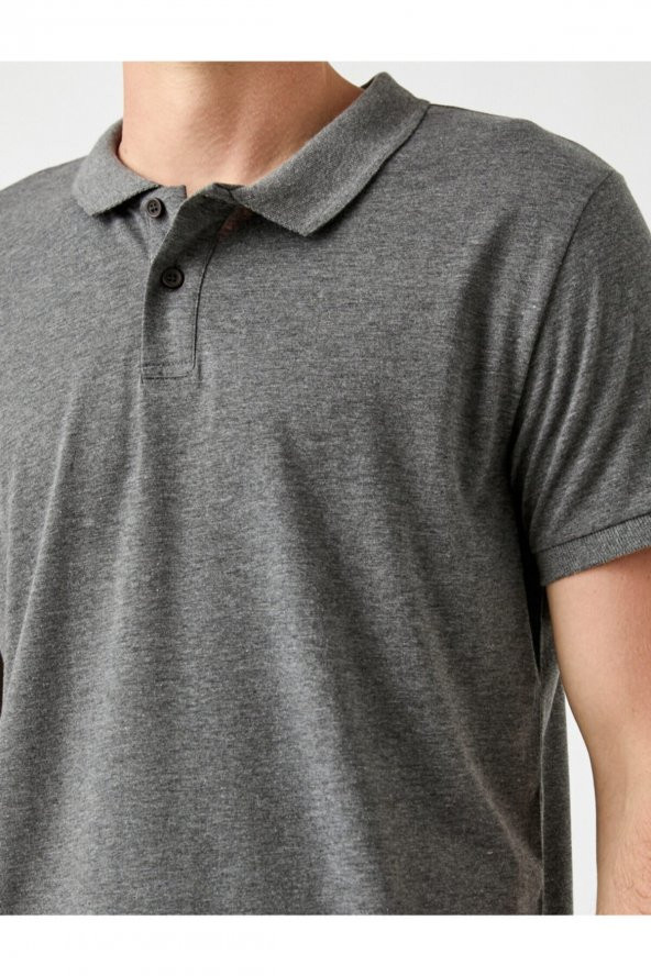 Basic Polo Tisört - Resim 5