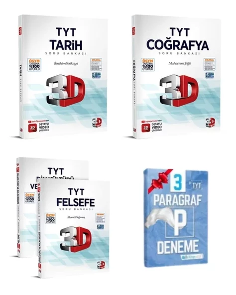 TYT Tarih Coğrafya Din ve Felsefe Soru Bankası