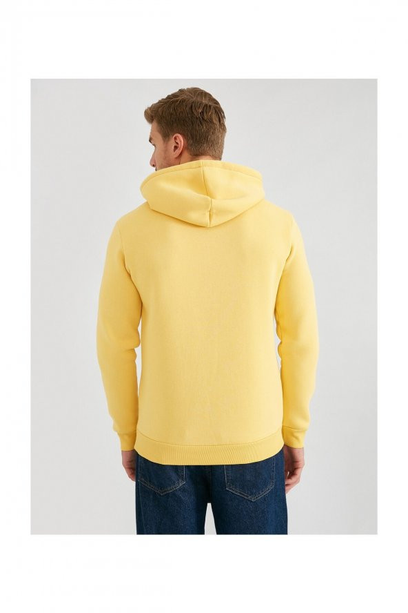 Erkek Sarı Sweatshirt 1KAM75593LK - 4
