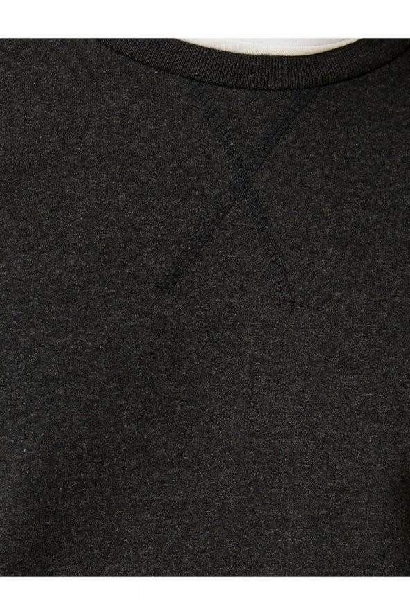 Basic Sweatshirt Pamuklu - 6