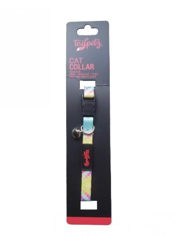 Tailpetz Cat Color Easy & Safety Lock Mırror Ayarlanır Kedi Boyun Tasması - 2