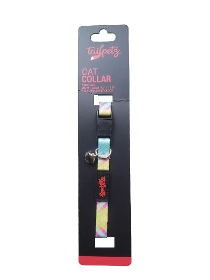 Tailpetz Cat Color Easy & Safety Lock Mırror Ayarlanır Kedi Boyun Tasması - Resim 2