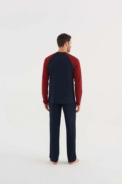 U.s Polo Assn 18633 Erkek Yuvarlak Yaka Uzun Kollu Pijama Takımı - 3