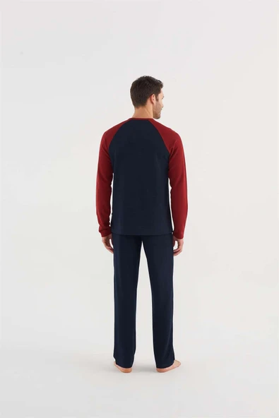 U.s Polo Assn 18633 Erkek Yuvarlak Yaka Uzun Kollu Pijama Takımı - 6