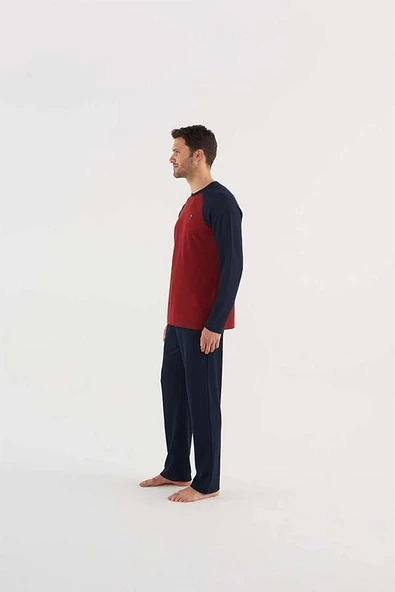 U.s Polo Assn 18633 Erkek Yuvarlak Yaka Uzun Kollu Pijama Takımı - 2