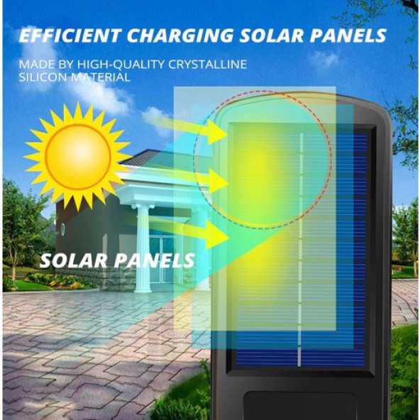 Solar Bahçe Aydınlatma 180 Cob LED Güneş Enerjili D04 - 4