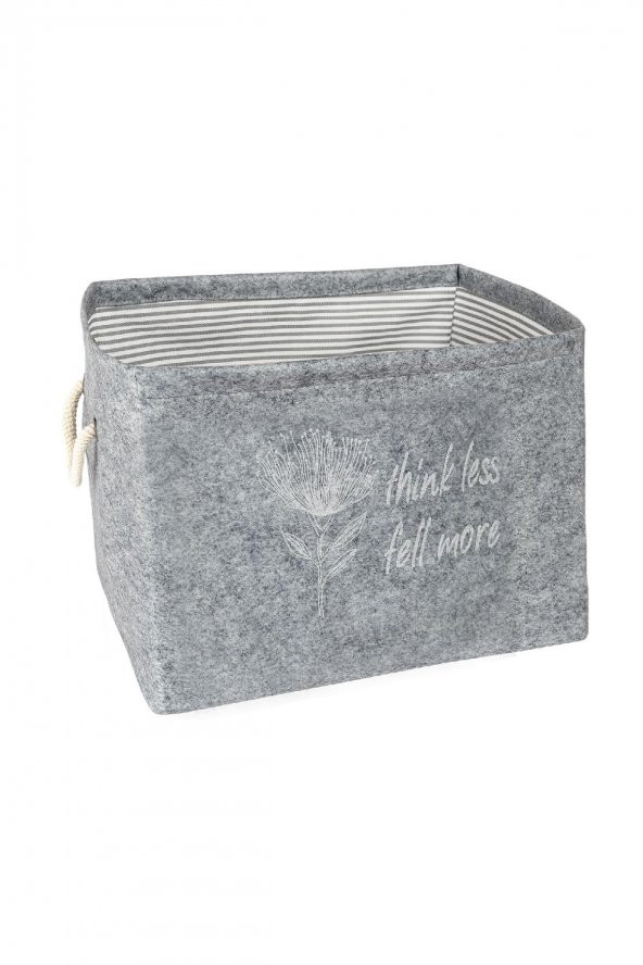 Çok Amaçlı Saklama Kutusu Çanta Keçe Kulplu Düzenleyici MEGA 36x26x25 ürün görseli 1