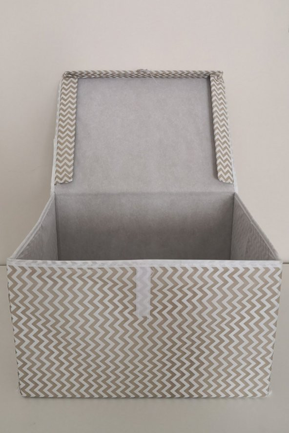 ÇOK AMAÇLI KUTU MİNİ 40x30x26 cm KAHVE - Resim 3