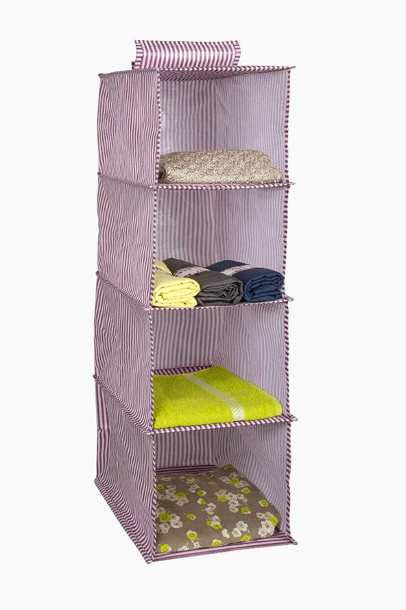 DOLAP DÜZENLEYİCİ 29x24x64 cm GRİ - 1