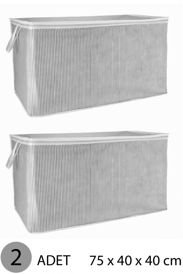 YASTIK HURCU MAXİ HURÇ 75x40x40 cm GRİ - 2 ADET ürün görseli 1