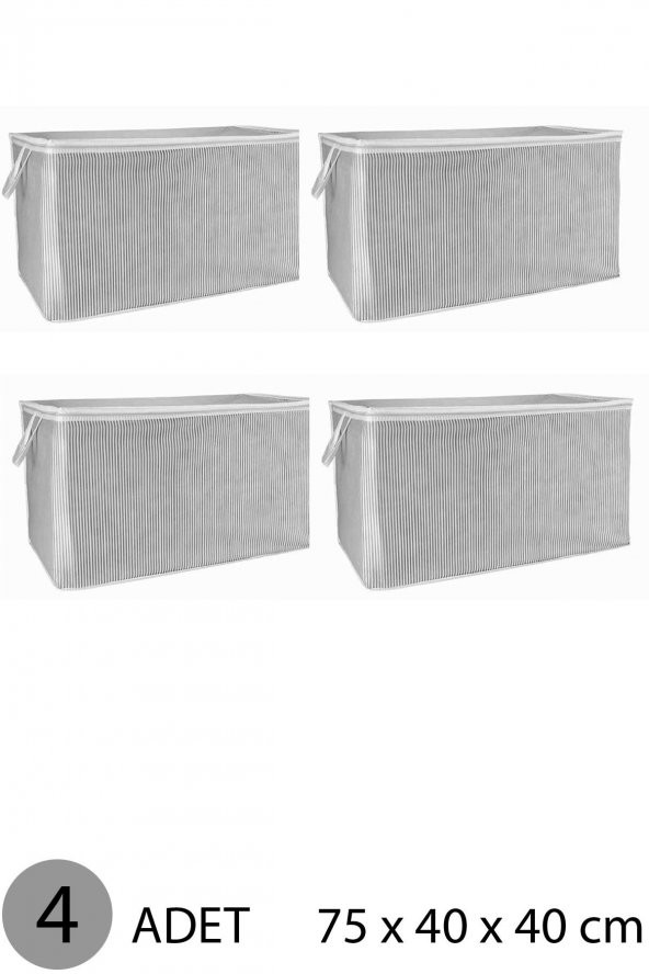 YASTIK HURCU MAXİ HURÇ 75x40x40 cm GRİ - 4 ADET ürün görseli 1